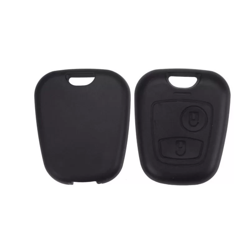 Coque de Clé Peugeot 2 Boutons Croix