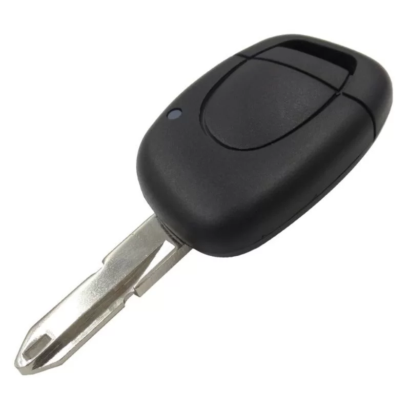 Coque de clé de Voiture en cuir compatible avec Renault clés inkl