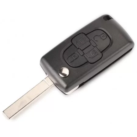 Télécommande de clé de voiture sans fil 1 boîtier de clé 4 boutons