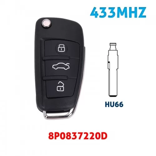 AUDI CIR3 Telecommande AUDI A3 S3 TT 8P0837220D Keyfirst