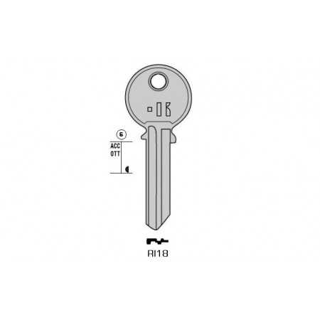 RI18 - CLES PLATES ACIER KEYLINE S/RO41 J/RO-29D