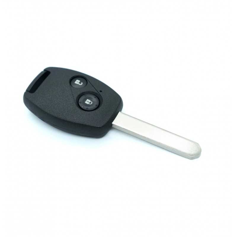 Schlüssel Gehäuse 3 Tasten - Fernbedienung inklusive Drücktasten -  Batteriehalter Rückseite für Honda Accord - After Market Produkt