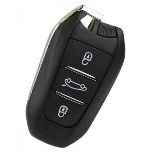 PCD-CIR102 - Control remoto Compatible con manos libres Peugeot 508 SW de 2011 a 2016 | ID46 / 433 FSK / HU83 / Botón Tronco