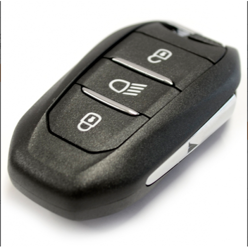 PCD-CIR319 - Keyfirst Adaptable Key Compatible para Citroën C3 de 2019 a 2022 - IM3A - HITAG AES - 3 BOTONES Faro delantero