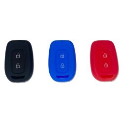 Housse Silicone 2 Boutons Compatible pour Clé Dacia - Renault - Dacia - Nissan 